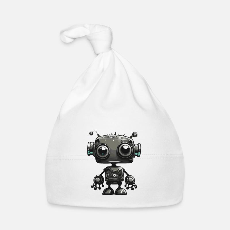 Petit ami robot Bonnet bio Bébé