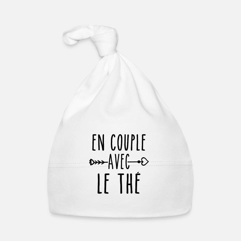Paare mit Tee, Tee Fans Geschenk Baby Bio-Mütze