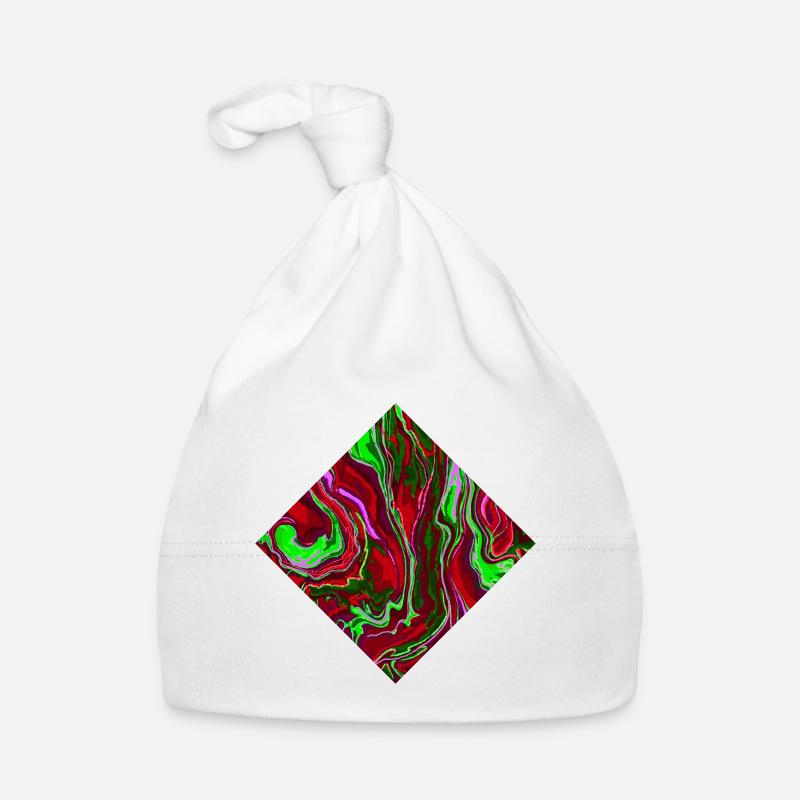 Lebendige Marbledesign-Kunst Baby Bio-Mütze