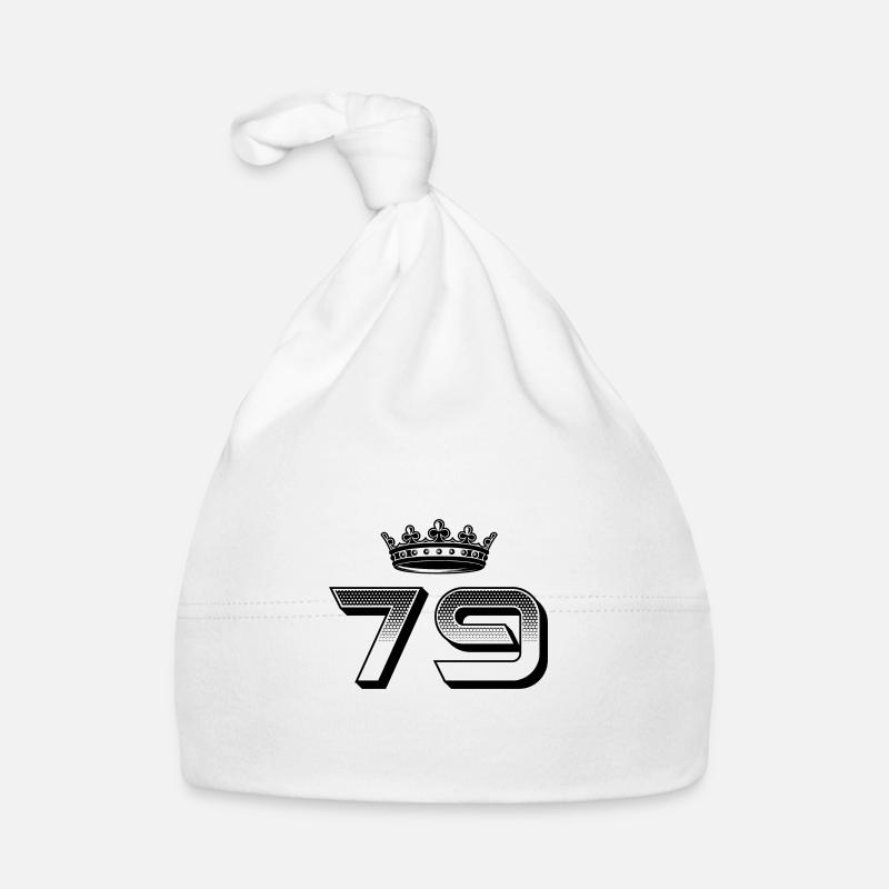 79 Number crown Organic Baby Cap