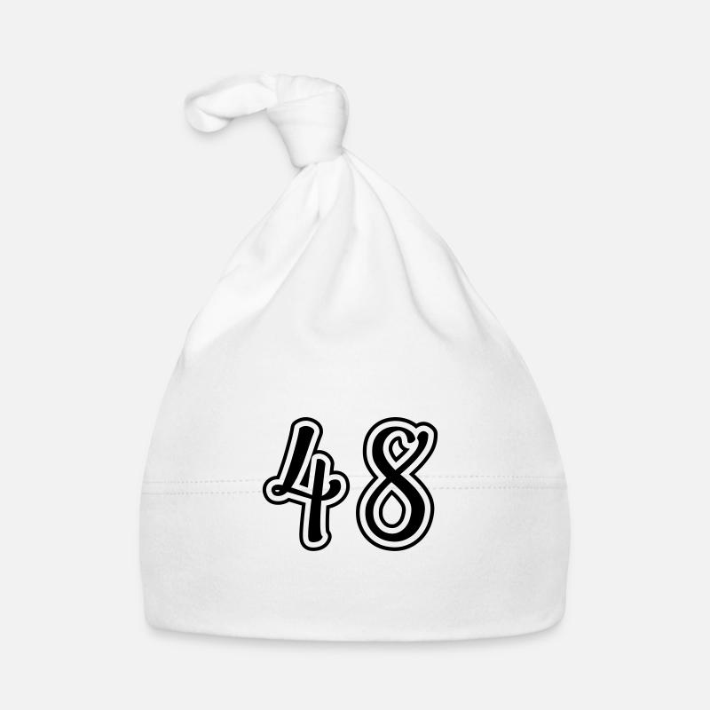 48 Numéro de numéro Bonnet bio Bébé