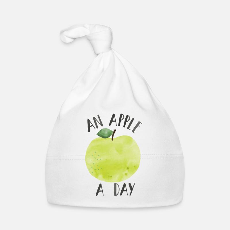 on apple a day Organic Baby Cap