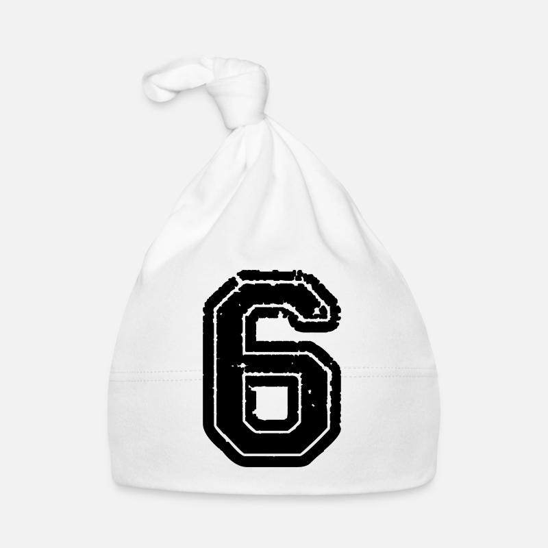 6 - Organic Baby Cap - white