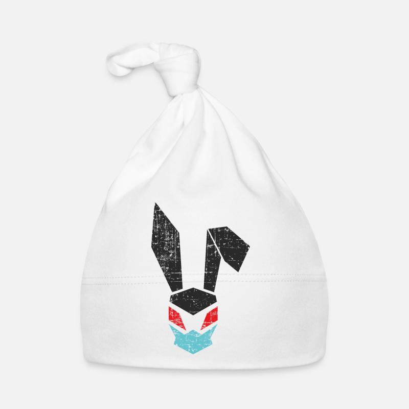 Crazy Easter with MNS mask - geometric Organic Baby Cap