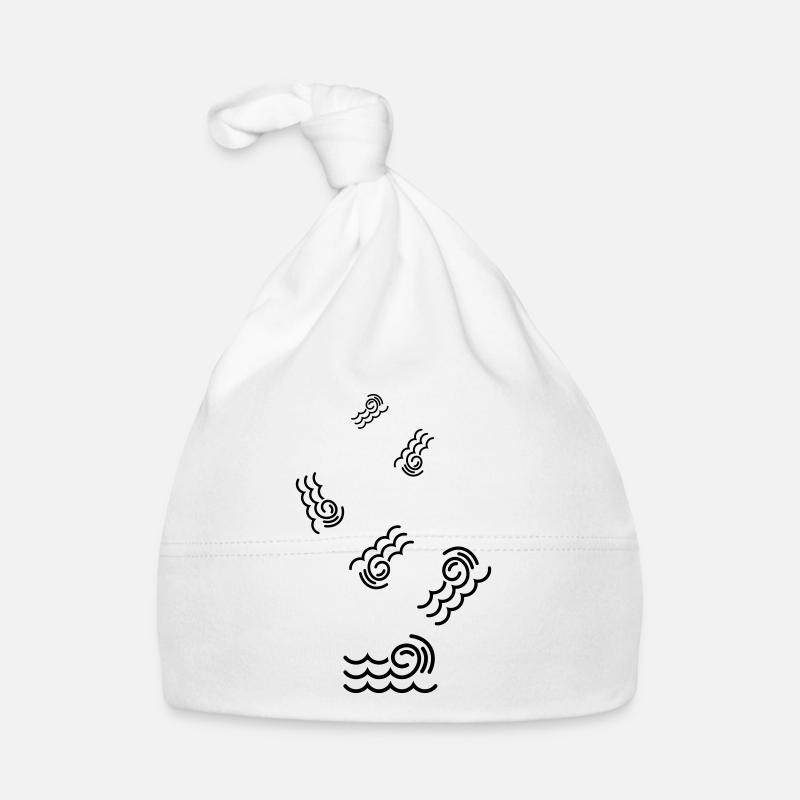 Welle icon symbol Baby Bio-Mütze