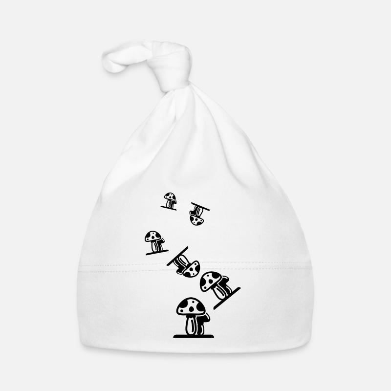 Symbole des champignons Bonnet bio Bébé