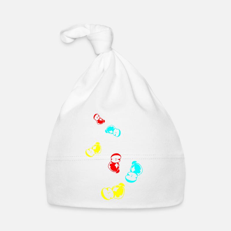 Apfel icon vitamine Baby Bio-Mütze