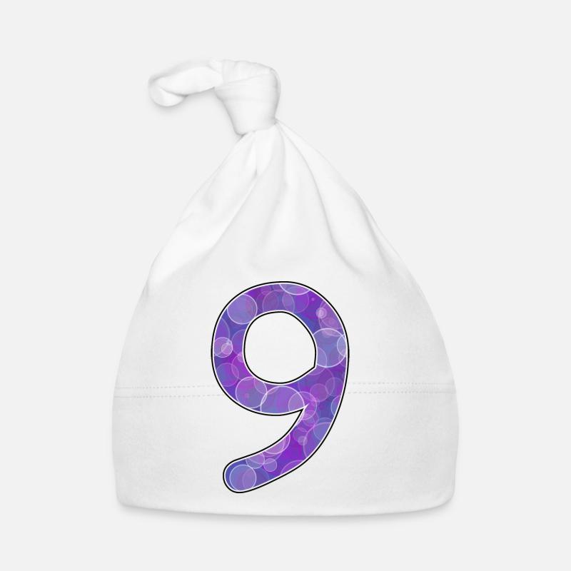 Neun Geburtstag 9 Baby Bio-Mütze