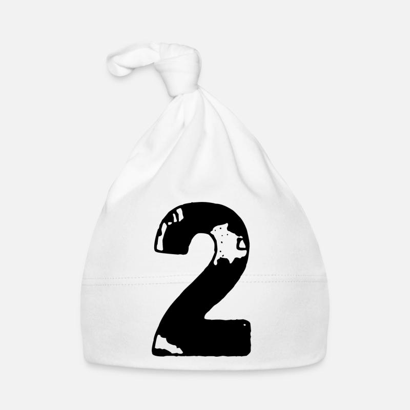 2 Maillot numéro Bonnet bio Bébé
