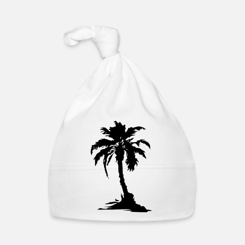 Symbole de la silhouette de Palm Island Bonnet bio Bébé