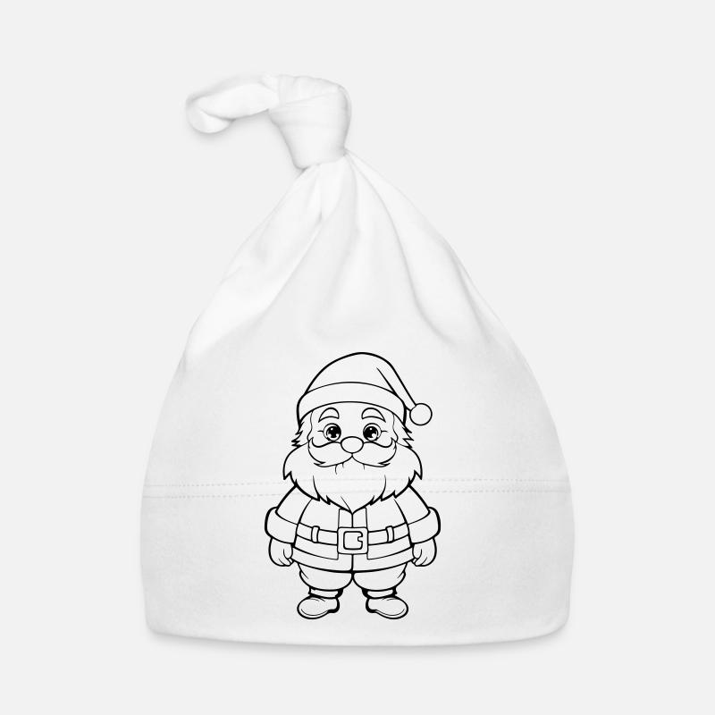 Christmas Man Comic Organic Baby Cap