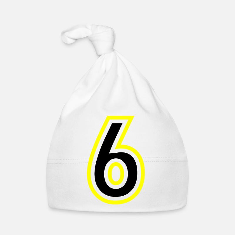 6 Zahl College Baby Bio-Mütze
