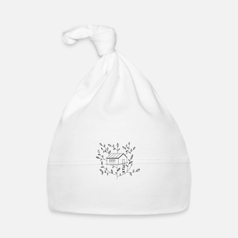 Baumhaus Baum Magie Abenteuer Baby Bio-Mütze