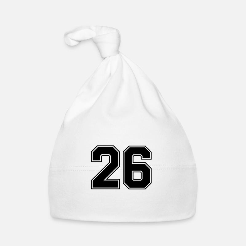 26 number jersey Organic Baby Cap