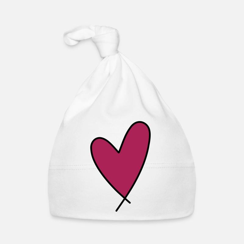 Herz Baby Bio-Mütze