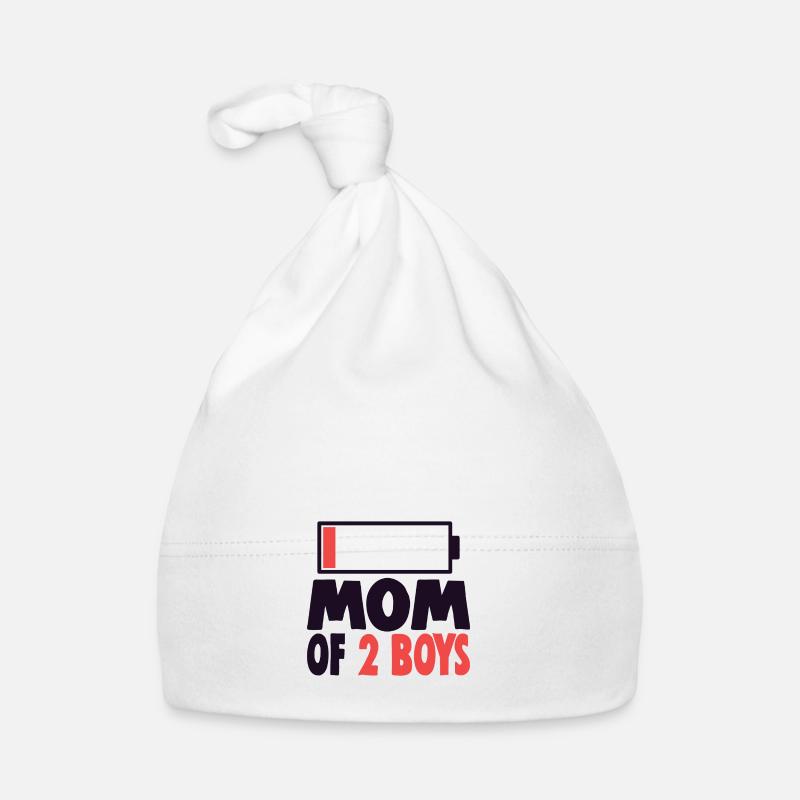 MAMAN - DE 2 GARÇONS Bonnet bio Bébé