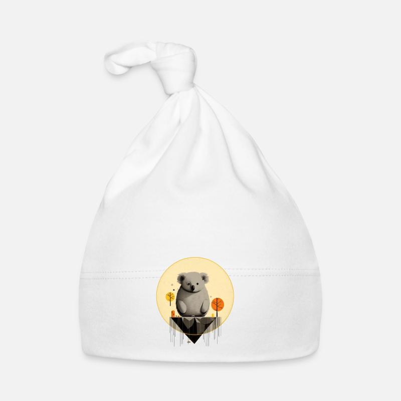 Koala in shapes Organic Baby Cap