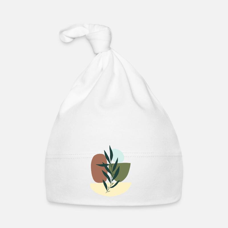 Minimalistic Boho Style Organic Baby Cap