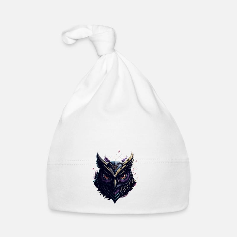 Hibou mignon Bonnet bio Bébé