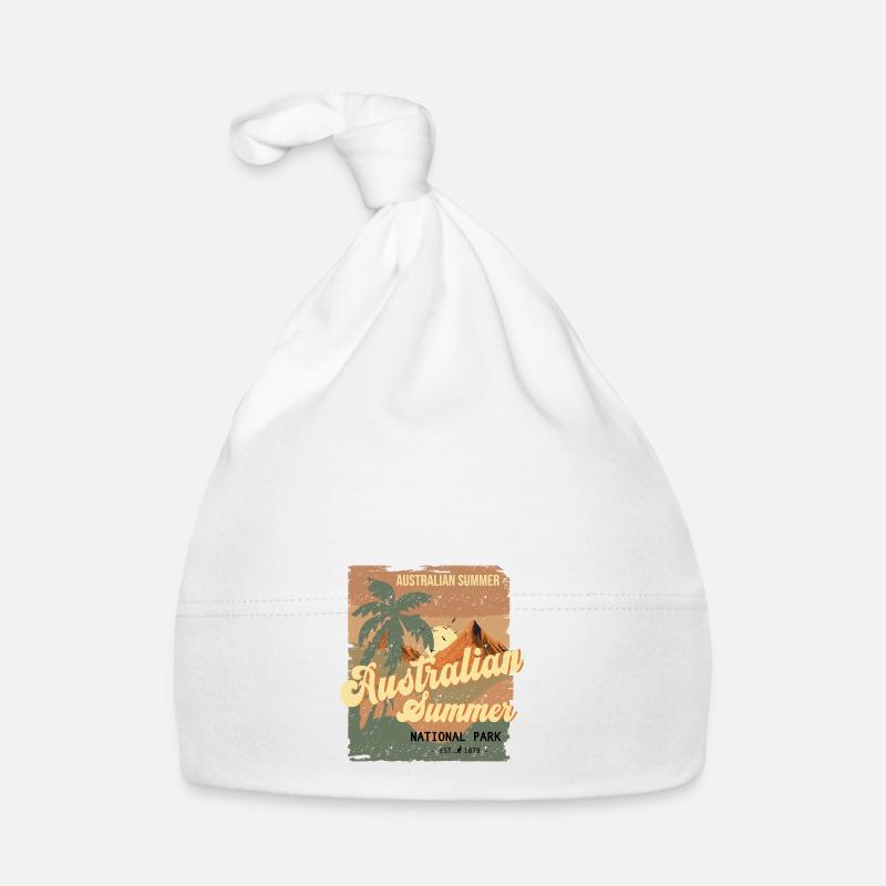 Australian Summer Organic Baby Cap