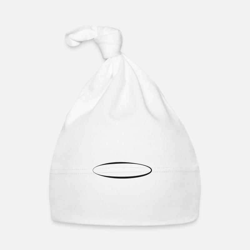 Ovale cirkel Bio-muts voor baby's