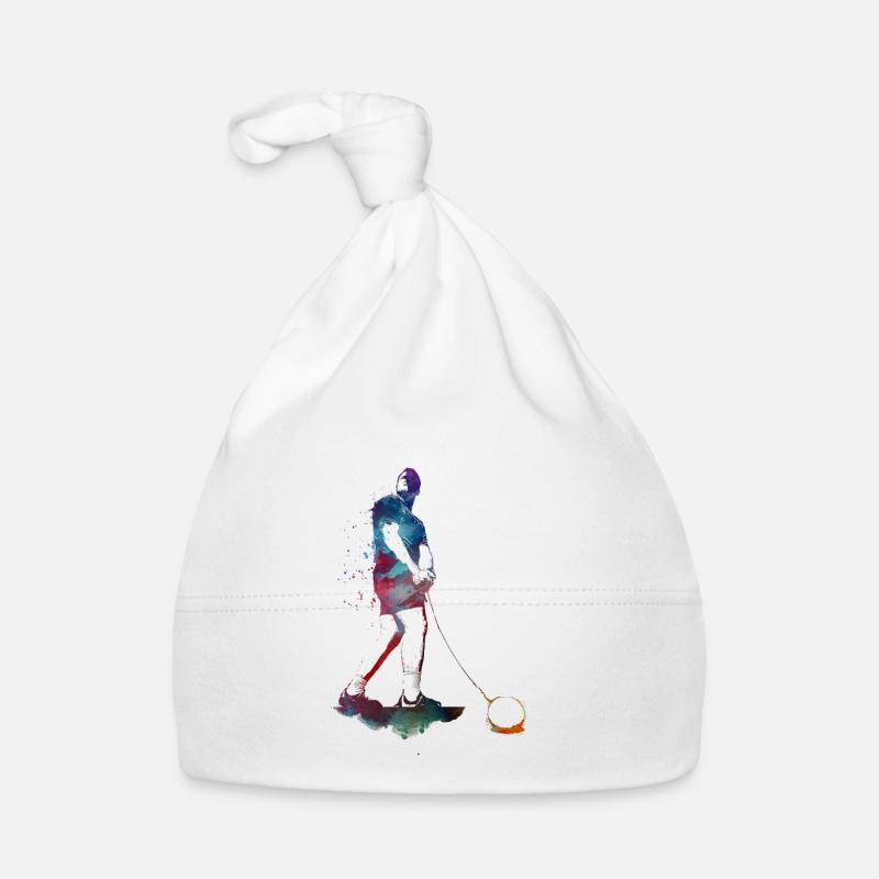 marteau lancer le sport - Bonnet bio Bébé - blanc