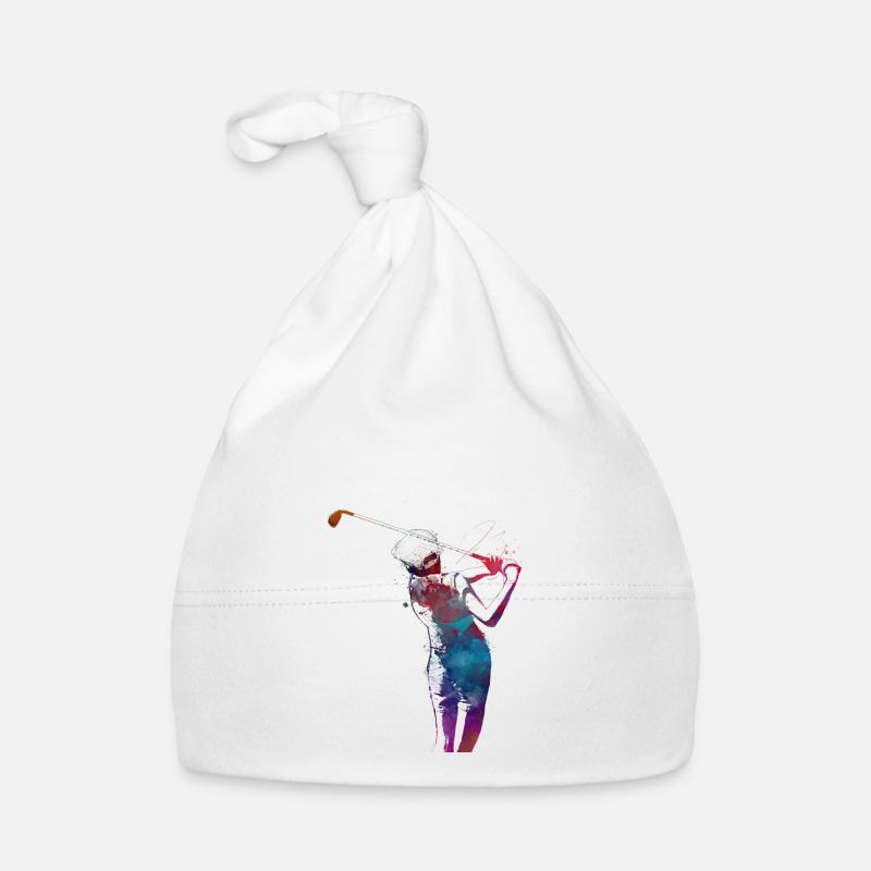 Sport golf player Organic Baby Cap
