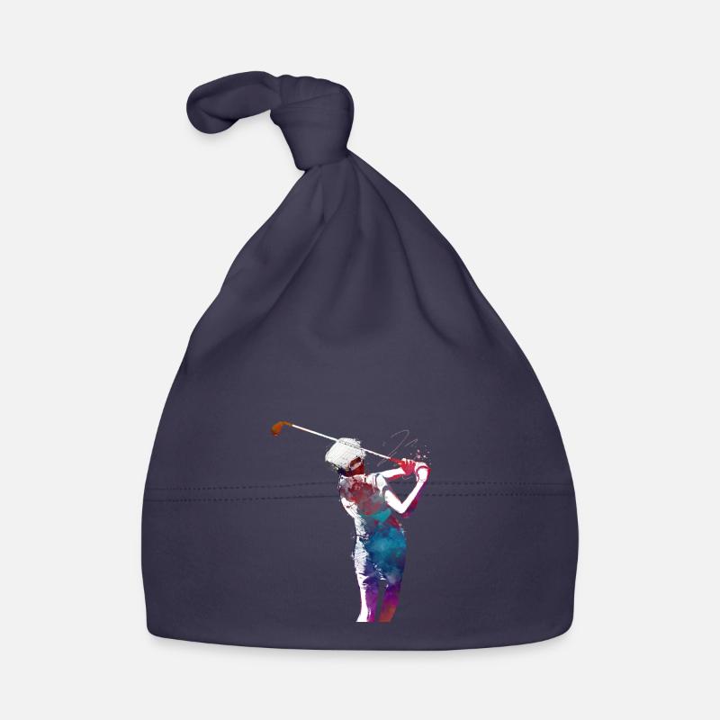 Sport golf player Organic Baby Cap