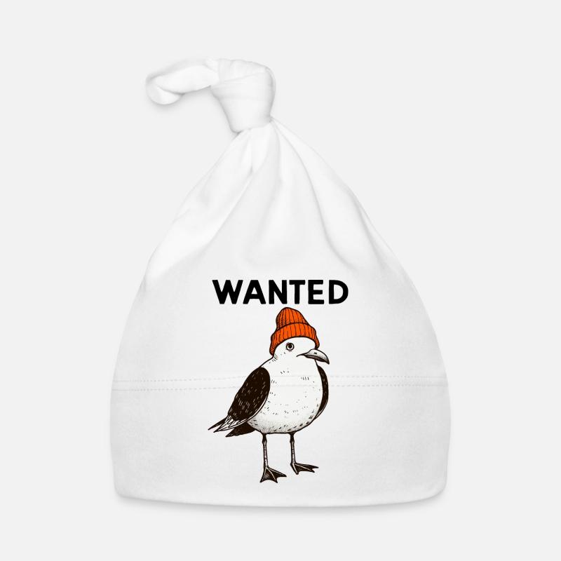 Affiche recherchée North Sea Bandit Seagull w. Cap Wanted Bonnet bio Bébé