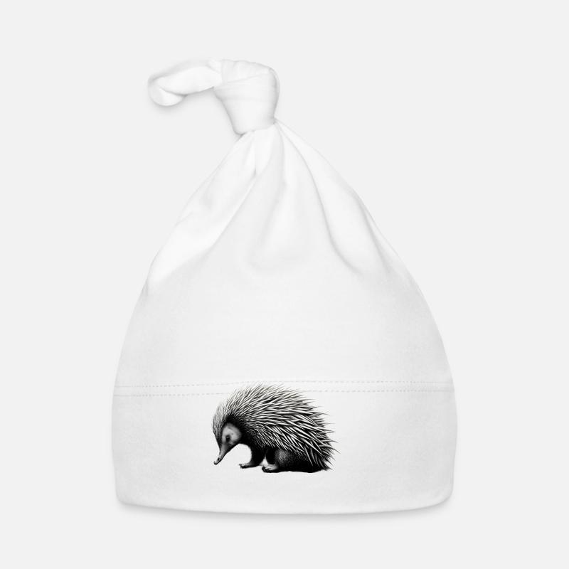 Échidné - Bonnet bio Bébé - blanc