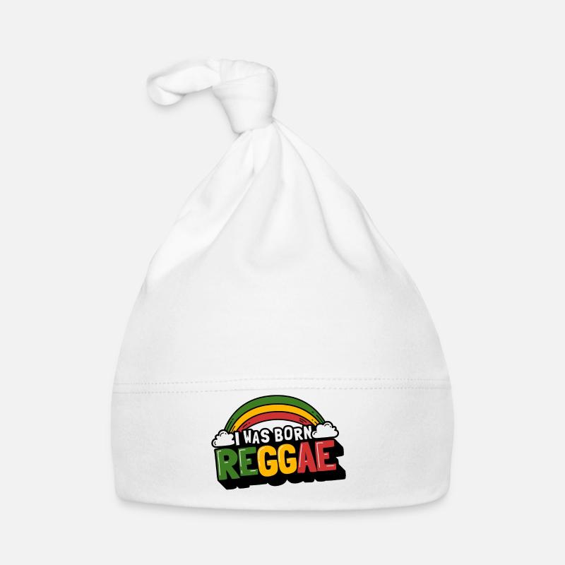 Arc-en-ciel de reggae mignon, je suis né reggae Bonnet bio Bébé