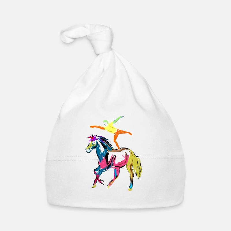 Voltigieren Pferd Baby Bio-Mütze