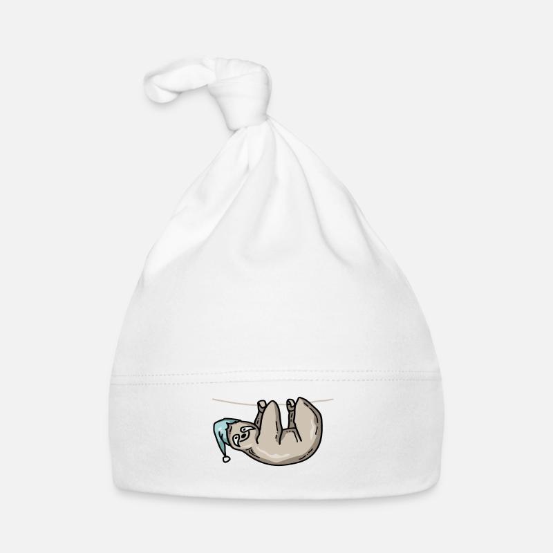 Faultier Baby Bio-Mütze