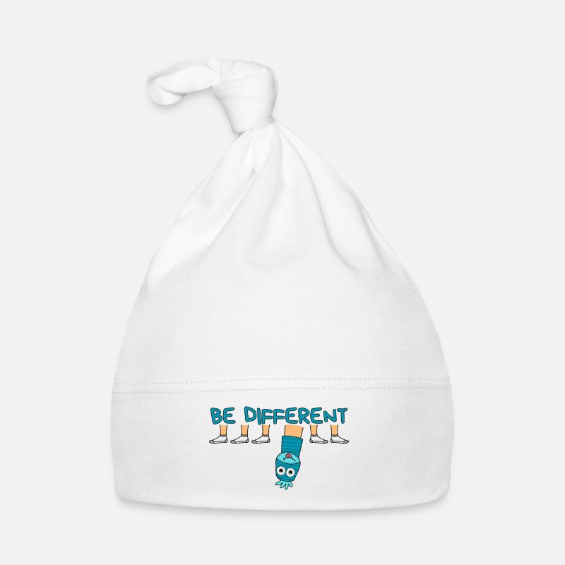BE DIFFERENT Socke / Sei anders Socke Baby Bio-Mütze