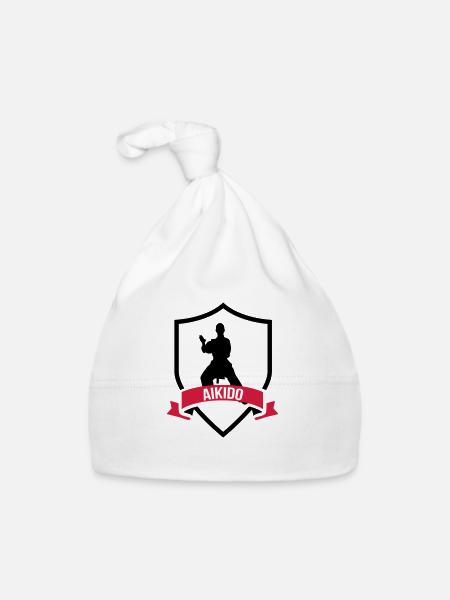 Aikido - Organic Baby Cap - white - Front