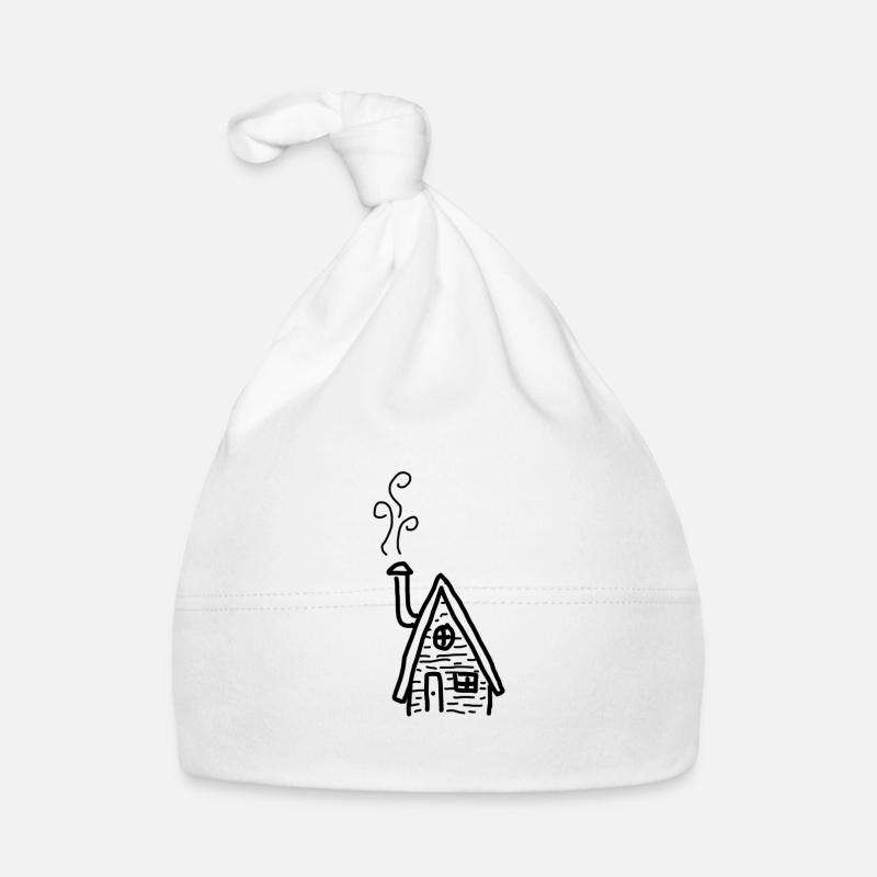 Petite maison petite cabane Bonnet bio Bébé