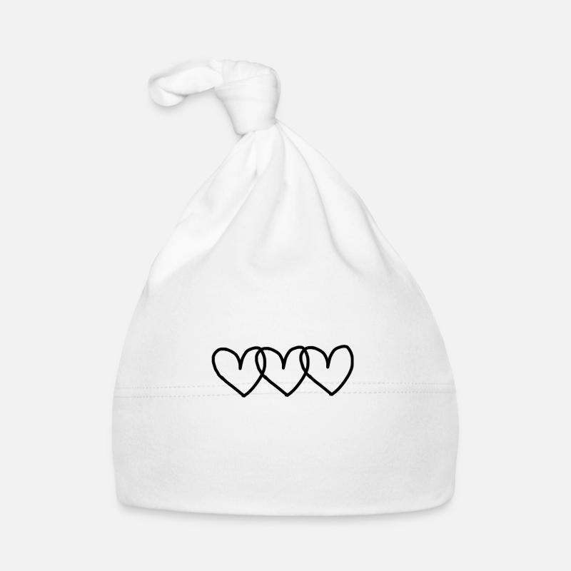 Herzen Baby Bio-Mütze