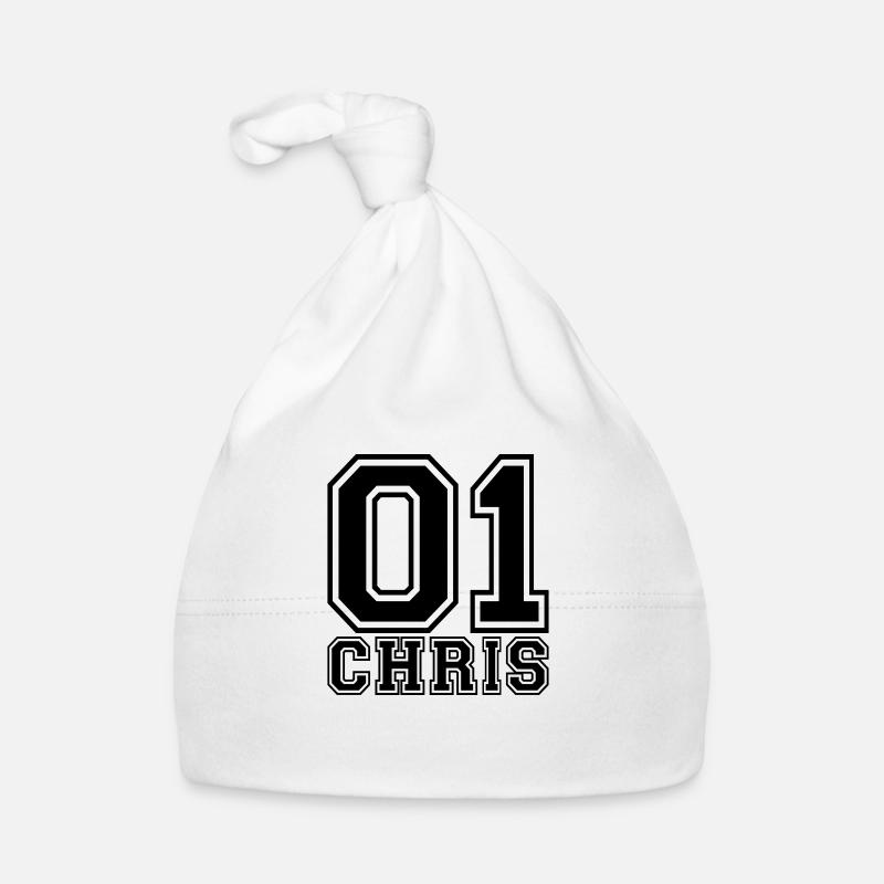 Chris - Name Organic Baby Cap