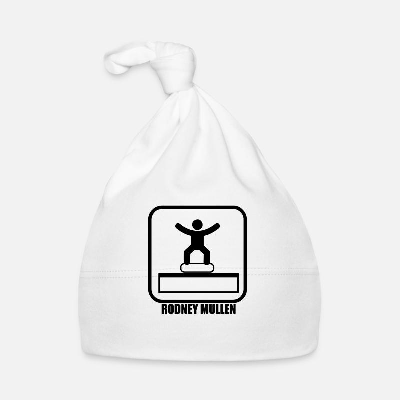skateboard sign rodney mullen Baby Bio-Mütze