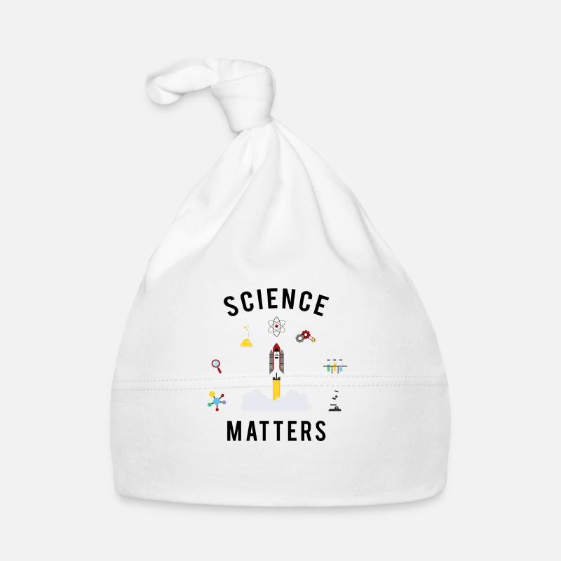 Science Matters - Baby Bio-Mütze - Weiß