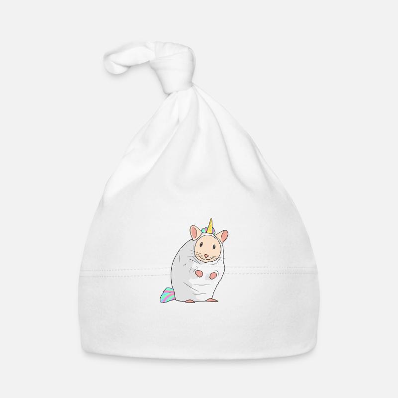 Hamster dans un costume de Licorne - Rongeurs amants Bonnet bio Bébé
