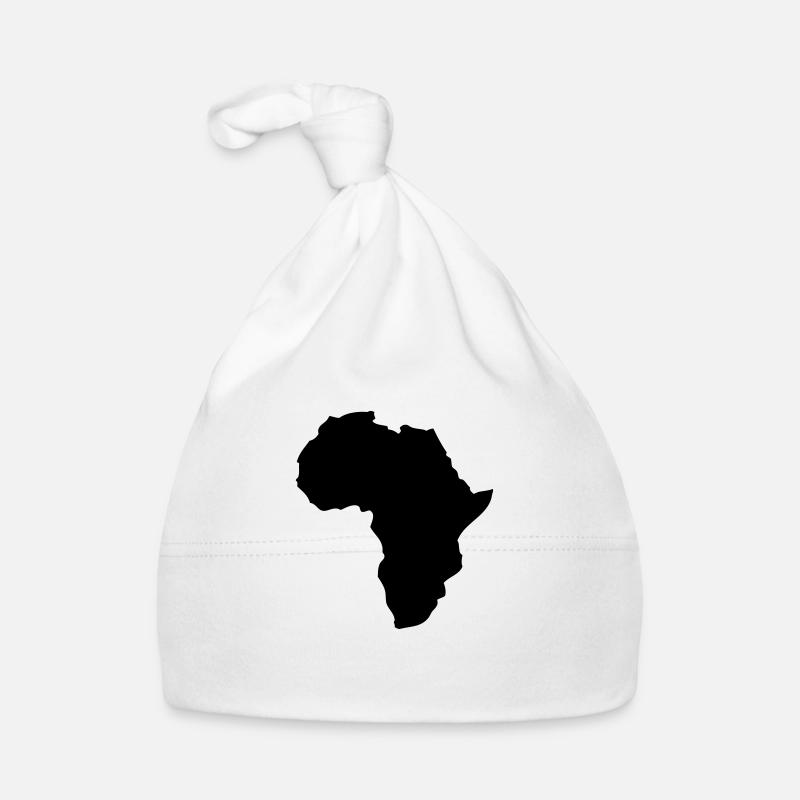 african continent map africa drawing afro Organic Baby Cap