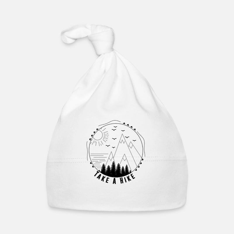 Faire une promenade - Bonnet bio Bébé - blanc