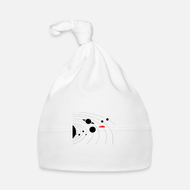 solar system tesla Organic Baby Cap
