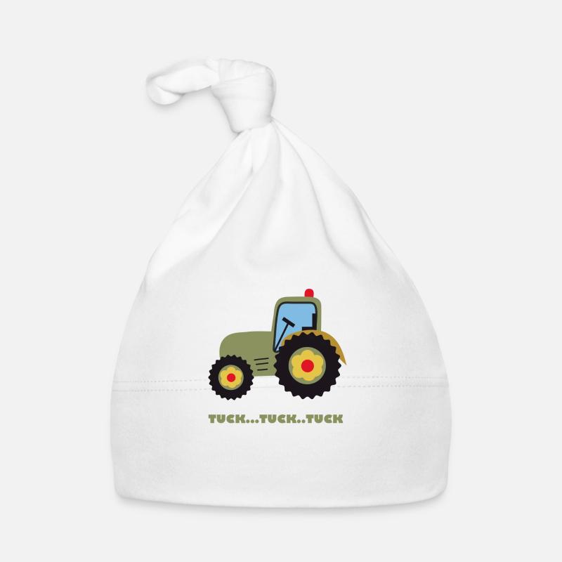 Traktor Geschenk für Traktorfans Kinder Baby Bio-Mütze