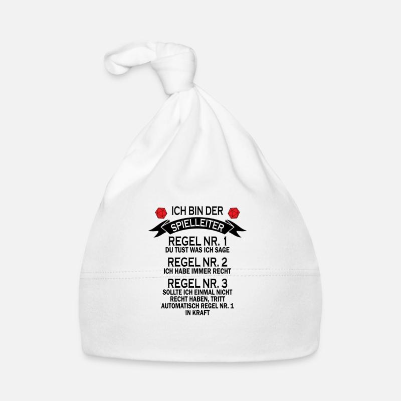 Jeu Master RPG Nerd Geek Gift Bonnet bio Bébé