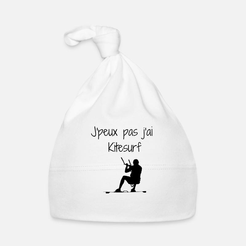 J'peux pas j'ai Kitesurf Bonnet bio Bébé
