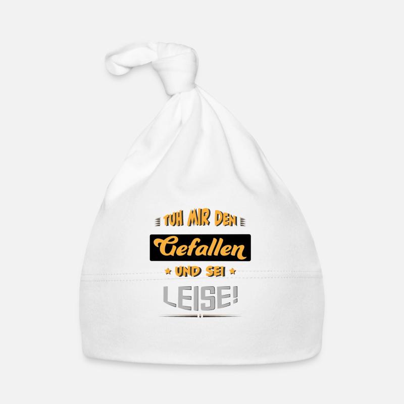Leise sein Ruhe Baby Bio-Mütze