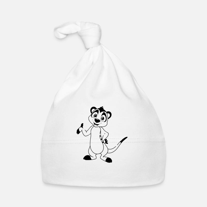 Erdmännchen Baby Bio-Mütze