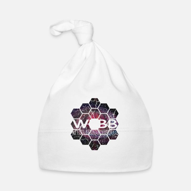 jwst James Webb Space Telescope Organic Baby Cap